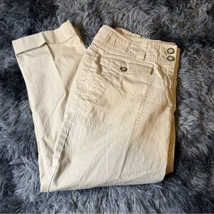 Tommy Hilfiger Womens Khaki Chinos Vacation Trousers size 8